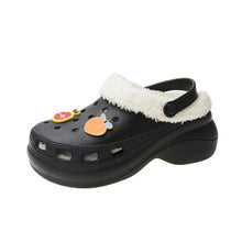 Load image into Gallery viewer, Women's Slippers Summer New Thick Soles Fashion Leather Shoes Flip Flops Women Clogs Winter Slippers Arch Support House Slippers Slip On Garden Shoes Warm Home Shoes