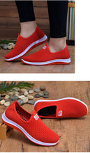 Load image into Gallery viewer, Women's Sneakers Espadrrilles Breathable Mesh Summer Shoes For Women Walking Solid Non Slip Casual Shoes Girls Tennis Slip On Sneakers Lightweight Comfortable Mesh Casual Sneakers