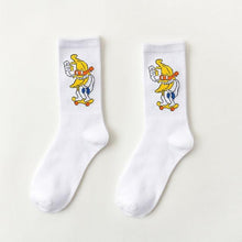 Load image into Gallery viewer, Women's Socks Combed Out Of Pure Cotton Colorful Cartoon Cute Funny Happy Kawaii Moon Strawberry Cactus Ankle Socks For Men And Women