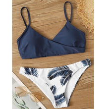 Load image into Gallery viewer, Women's Swimsuit Bikini Swimwear Floral Random Print Bikini Set Push-Up Bikinis Swim Suit Female Beachwear Swim Women Swimsuits Halter Push Up Bikini Two Piece Bathing Suits For Women
