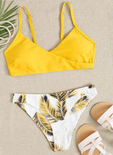 Load image into Gallery viewer, Women's Swimsuit Bikini Swimwear Floral Random Print Bikini Set Push-Up Bikinis Swim Suit Female Beachwear Swim Women Swimsuits Halter Push Up Bikini Two Piece Bathing Suits For Women