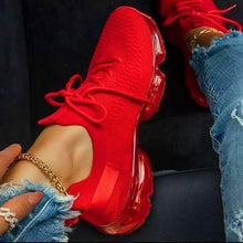 Load image into Gallery viewer, Women's Vulcanize Stylish Sneakers Fashionable Luxury Summer Air Cushion Sole Running Lightweight Mesh Tennis Sneaker Fashion Athletic Walking Shoes Elegant Design