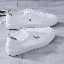 Load image into Gallery viewer, Women's White Casual Sneakers Spring Summer Breathable Flats Solid Color Mesh Shoes Fashion White Flat Sneakers Women Workout Tennis Walking Gym Fashion Sneakers