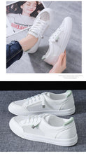 Load image into Gallery viewer, Women's White Casual Sneakers Spring Summer Breathable Flats Solid Color Mesh Shoes Fashion White Flat Sneakers Women Workout Tennis Walking Gym Fashion Sneakers