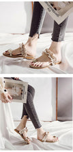 Load image into Gallery viewer, Women Sandals Slippers Flat Flip Flops String Bead Summer Fashion Woman Slides Elegant Pineapple Slides Flat Sandals Strappy Slides Sandals Open Toe Summer Beach Outdoor Shoes