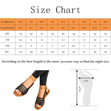 Load image into Gallery viewer, Women Sandals Summer Hollow Out Shoes Open Toe Beach Flats Ladies Footwear Strappy Flat Sandals Adjustable Casual Sandal With Open Toe Slingback Elegant Sandals