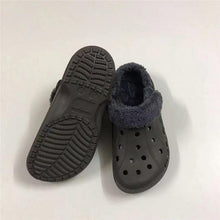 Load image into Gallery viewer, Women Sandals Winter Hole Slippers Outside Shoes For Women Slippers For Home Men's and Women's Classic Lined Clog Warm And Fuzzy Slippers Fur Lined Clogs Winter Garden Shoes Warm House Slippers
