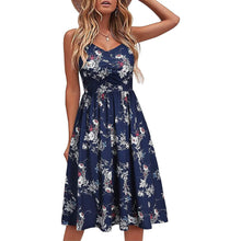 Load image into Gallery viewer, Women Sleeveless Cotton Summer Beach Dress