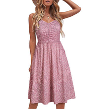 Load image into Gallery viewer, Women Sleeveless Cotton Summer Beach Dress