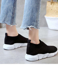 Load image into Gallery viewer, Women Slip On White Sneakers Vulcanize Shoes Super Light Women Casual Breathable Walking Shoes Lightweight Running Shoes Mesh Workout Casual Espadrilles Sports Sneakers