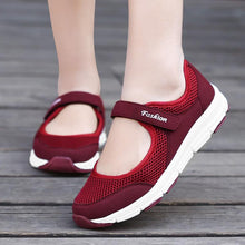 Load image into Gallery viewer, Women Sneakers Espadrille Fashion Breathable Mesh Casual Shoes Flat Shoes Women Work Shoes Breathable Mesh Slip-On Shoes Women Mesh Running Casual Sport Design