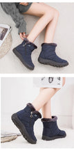 Load image into Gallery viewer, Women Snow Boots Warm Short Fur Plush Winter Ankle Boots Zip Comfort Warm Shoes Anti-Slip Fur Lined Ankle Short Boots Waterproof Slip On Outdoor Lightweight Shoes