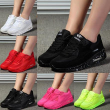 Load image into Gallery viewer, Women Soft Platform Sneakers Green Black Pink Breathable Air Cushion Casual Sports Women Trainers Fashion Lightweight Tennis Sport Walking Athletic Casual Footwear Sneakers