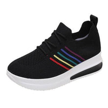 Load image into Gallery viewer, Women Sport Elegant Sneakers Platform Shoes Flats Solid Casual Spring Summer New Fashion Women's Vulcanized Running Sneakers Walking Tennis Shoes Lightweight Breathable Design