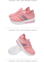 Load image into Gallery viewer, Women Sport Elegant Sneakers Platform Shoes Flats Solid Casual Spring Summer New Fashion Women's Vulcanized Running Sneakers Walking Tennis Shoes Lightweight Breathable Design