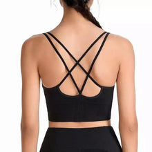 Load image into Gallery viewer, Women Sports Bra Sexy Brathable Sports Top Yoga Bra Push Up Top Female Gym Fitness Sports Underwear Female Seamless bra