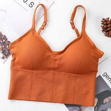 Load image into Gallery viewer, Women Sports Bra Sexy Brathable Sports Top Yoga Bra Push Up Top Female Gym Fitness Sports Underwear Female Seamless bra