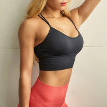 Load image into Gallery viewer, Women Sports Bra Sexy Brathable Sports Top Yoga Bra Push Up Top Female Gym Fitness Sports Underwear Female Seamless bra