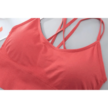 Load image into Gallery viewer, Women Sports Bra Sexy Brathable Sports Top Yoga Bra Push Up Top Female Gym Fitness Sports Underwear Female Seamless bra