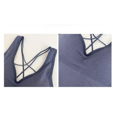 Load image into Gallery viewer, Women Sports Bra Sexy Brathable Sports Top Yoga Bra Push Up Top Female Gym Fitness Sports Underwear Female Seamless bra