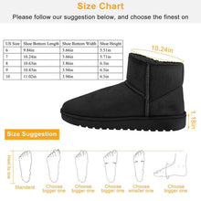 Load image into Gallery viewer, Women Suede Mid-Calf Snow Boot with Anti-slip Rubber Base