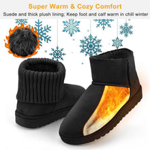 Load image into Gallery viewer, Women Suede Mid-Calf Snow Boot with Anti-slip Rubber Base
