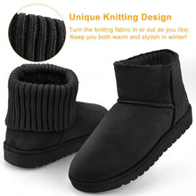 Load image into Gallery viewer, Women Suede Mid-Calf Snow Boot with Anti-slip Rubber Base