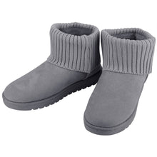 Load image into Gallery viewer, Women Suede Mid-Calf Snow Boot with Anti-slip Rubber Base