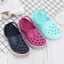Load image into Gallery viewer, Women Summer Beach Shoes Breathable Garden Clogs Home Shoes Platforms Unisex Beach Sandals Comfortable Slip On Shoes Lightweight Indoor Outdoor Clogs Shower Water Shoes