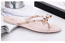 Load image into Gallery viewer, Women Summer Flip Flops Slippers Slide Sandals Beach Slides Soft Sole Sandals Women Flat Thong Strap Modern Flip Flops Slip On Cute Beach Casual Cute Summer Sandals