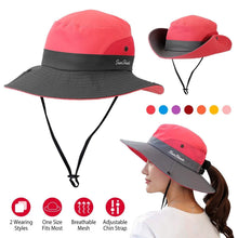 Load image into Gallery viewer, Women Summer Sun Bucket Hats Foldable