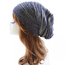 Load image into Gallery viewer, Women Winter Baggy Beanie Oversized Knitted Crochet Ski Hat Slouch Cap