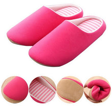 Load image into Gallery viewer, Women Winter Warm Home Slippers Couple Shoes Plush Cat Animal Slip On Soft Indoor Flats Comfort Cozy Memory Foam Scuff Slippers Slip On Warm House Shoes