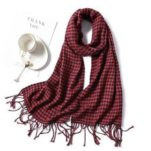 Load image into Gallery viewer, Women Winter Warm Scarf Shawl Fashion Plain Soft Long Scarves For Women Casual Wear Travel Friendly Scarfs Warm Winter Scarf Double Sided Thick Shawl Women Students Scarf