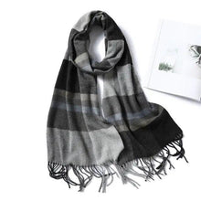 Load image into Gallery viewer, Women Winter Warm Scarf Shawl Fashion Plain Soft Long Scarves For Women Casual Wear Travel Friendly Scarfs Warm Winter Scarf Double Sided Thick Shawl Women Students Scarf