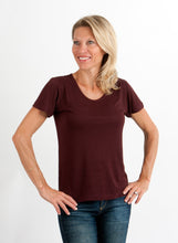 Load image into Gallery viewer, Women's 100% Bamboo Viscose Scoop Neck Short Sleeve T-Shirt