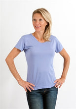 Load image into Gallery viewer, Women's 100% Bamboo Viscose Scoop Neck Short Sleeve T-Shirt