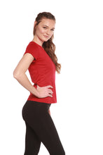 Load image into Gallery viewer, Women's 100% Bamboo Viscose Scoop Neck Short Sleeve T-Shirt