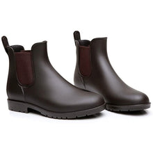 Load image into Gallery viewer, Women's Ankle Rain Boots Waterproof Chelsea Boots