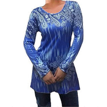Load image into Gallery viewer, Womens Autumn Round Neck Long Sleeves