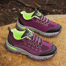 Load image into Gallery viewer, Womens Autumn Winter Tourism Hiking Womens Sports Shoes Outdoor Climbing Shoes Leather Lace Up Anti-slip Work Ankle Boots Outdoor Snow Winter Strong Durable Shoes