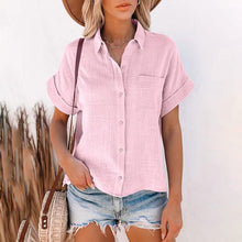 Load image into Gallery viewer, Women's Basic Solid Color Top Shirt