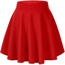 Load image into Gallery viewer, Women's Basic Versatile Flared Mini Skater Skirt