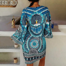 Load image into Gallery viewer, Women's Boho Mini Dress