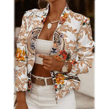 Load image into Gallery viewer, Women's Bomber Jacket Casual