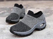 Load image into Gallery viewer, Womens Breathable Sneakers New Mesh Women Shoes Slip-On Air Cushion Casual Walking Shoes Lightweight Breathable Mesh Athletic Running Shoes Fashion Slip-on Sock Sneakers