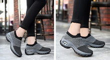 Load image into Gallery viewer, Womens Breathable Sneakers New Mesh Women Shoes Slip-On Air Cushion Casual Walking Shoes Lightweight Breathable Mesh Athletic Running Shoes Fashion Slip-on Sock Sneakers