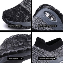 Load image into Gallery viewer, Womens Breathable Sneakers New Mesh Women Shoes Slip-On Air Cushion Casual Walking Shoes Lightweight Breathable Mesh Athletic Running Shoes Fashion Slip-on Sock Sneakers