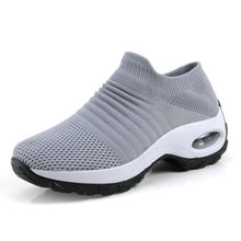 Load image into Gallery viewer, Womens Breathable Sneakers New Mesh Women Shoes Slip-On Air Cushion Casual Walking Shoes Lightweight Breathable Mesh Athletic Running Shoes Fashion Slip-on Sock Sneakers