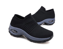 Load image into Gallery viewer, Womens Breathable Sneakers New Mesh Women Shoes Slip-On Air Cushion Casual Walking Shoes Lightweight Breathable Mesh Athletic Running Shoes Fashion Slip-on Sock Sneakers
